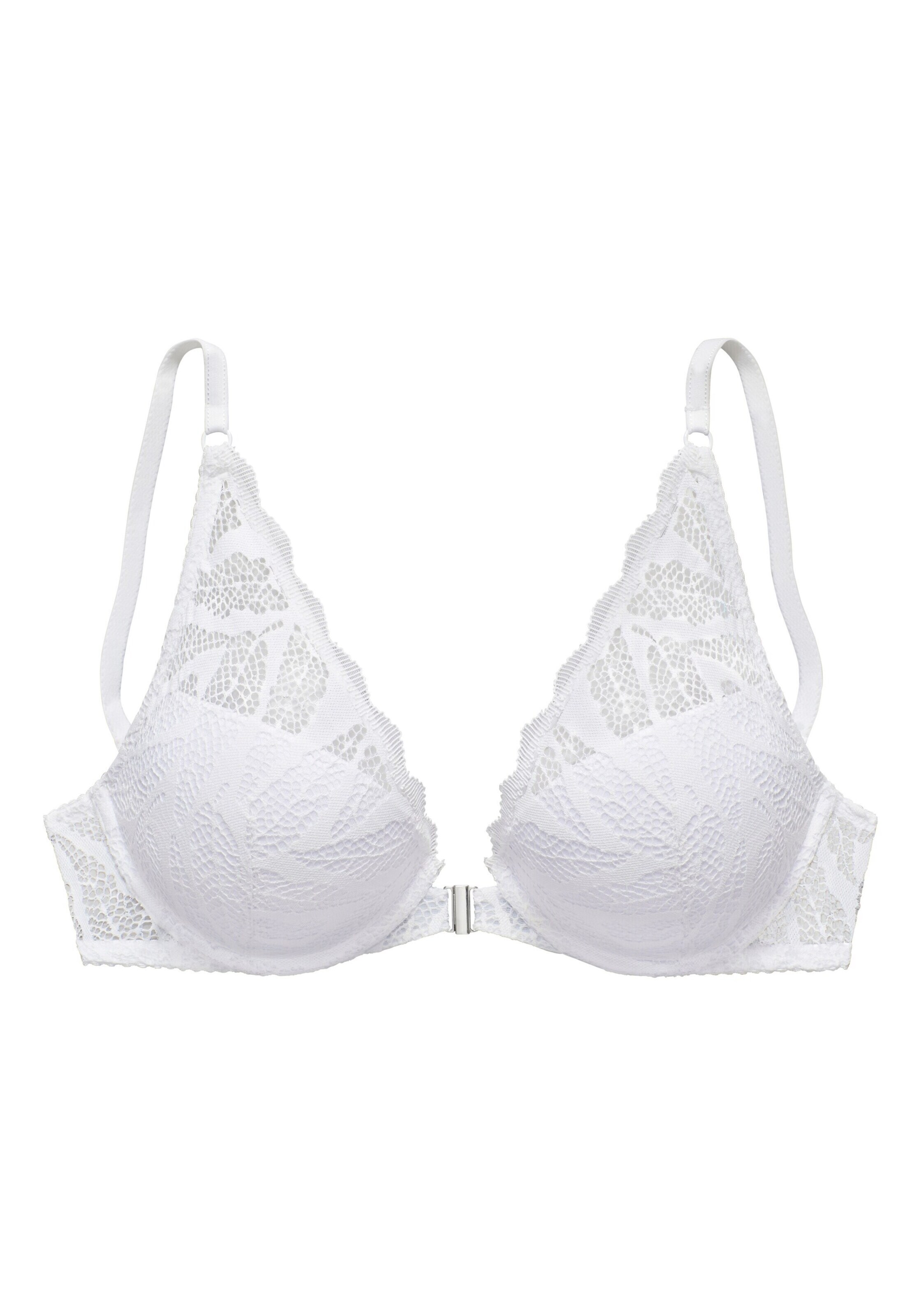 VIVANCE Push-up Bra in White: front