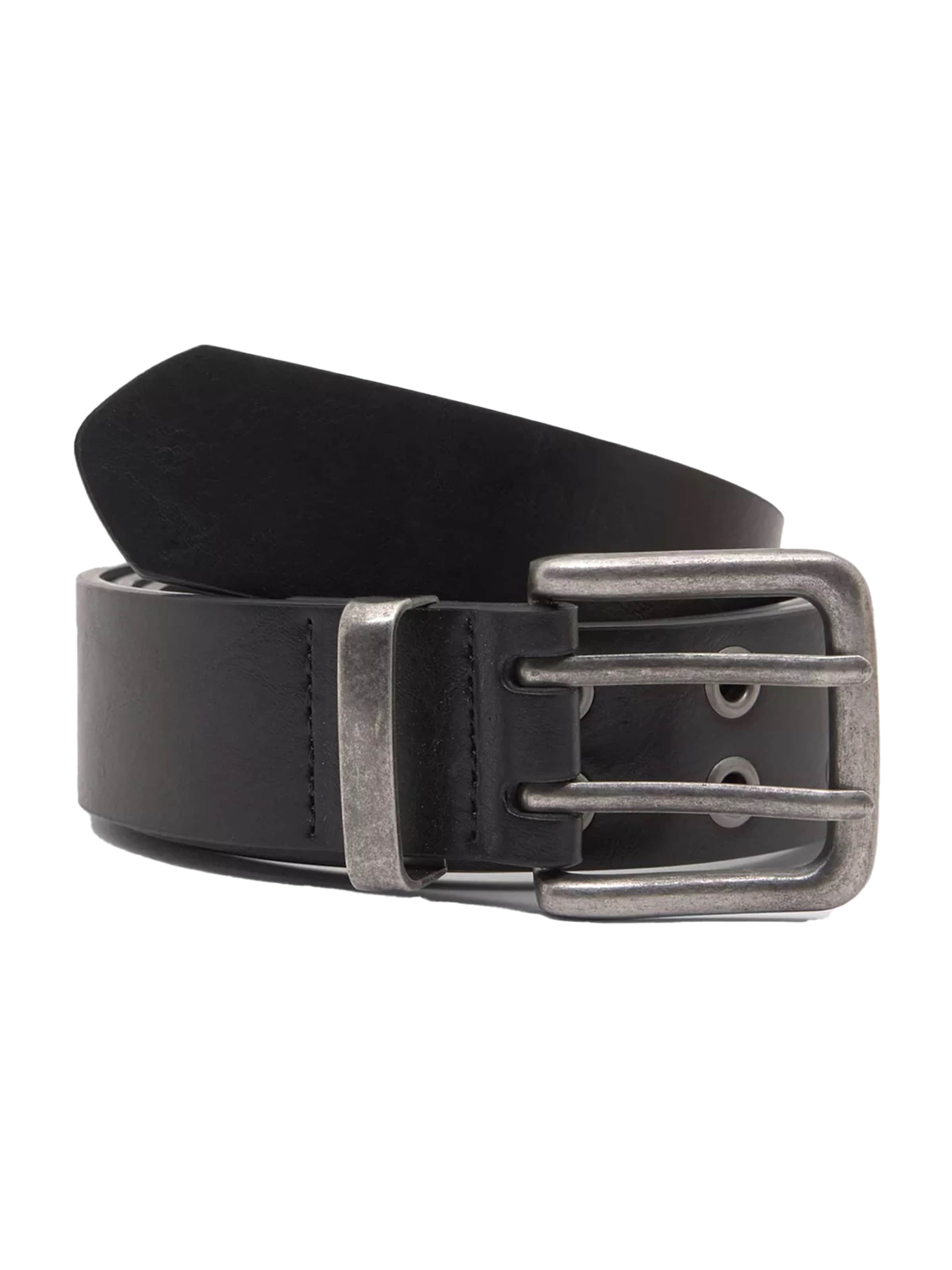 Pull&Bear Pasek 'STWD' w kolorze czarny: przód