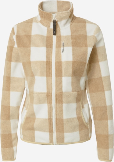 ICEPEAK Athletic fleece jacket 'ADAN' in Beige / White, Item view