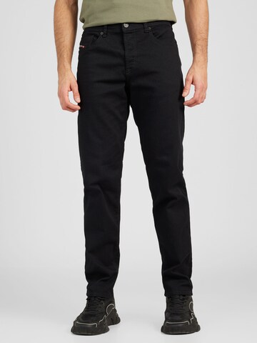 DIESEL Regular Jeans '2023 D-FINITIVE' i svart: framsida
