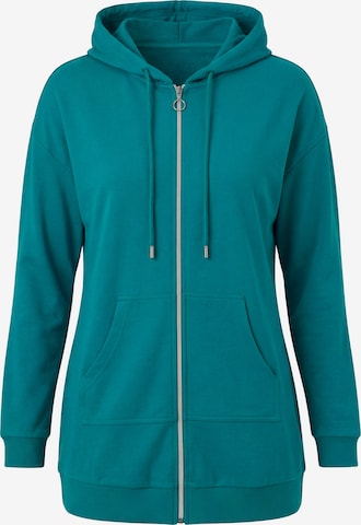 Angel of Style Sweatvest in Blauw: voorkant