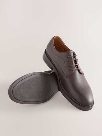 Next Обувь на шнуровке 'Smart Casual' в Коричневый
