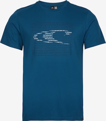 O'NEILL T-Shirt 'Abstract Wave' in Blau: front