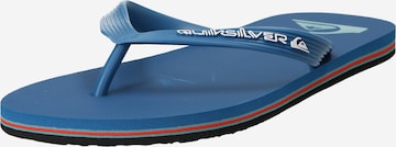 QUIKSILVER T-bar sandals 'MOLOKAI' in Blue: front