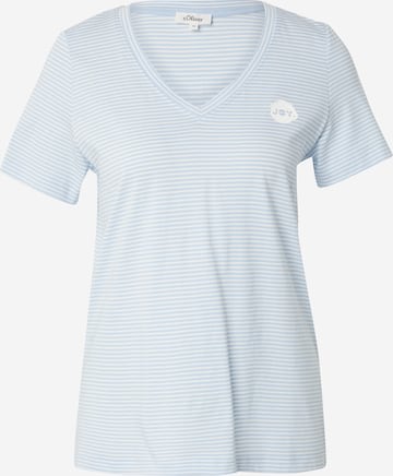 T-shirt s.Oliver en bleu : devant