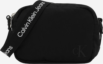 Sac à bandoulière Calvin Klein Jeans en noir : devant