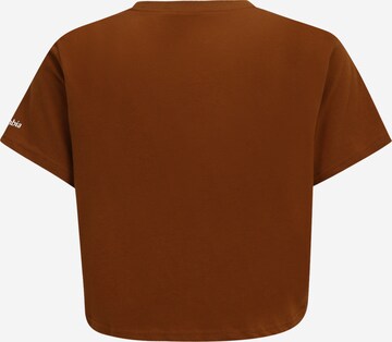 T-shirt fonctionnel COLUMBIA en marron