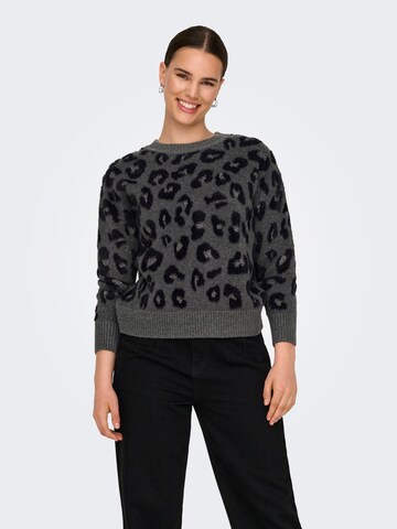 ONLY Pullover 'ONLSARA' in Grau: Vorderseite