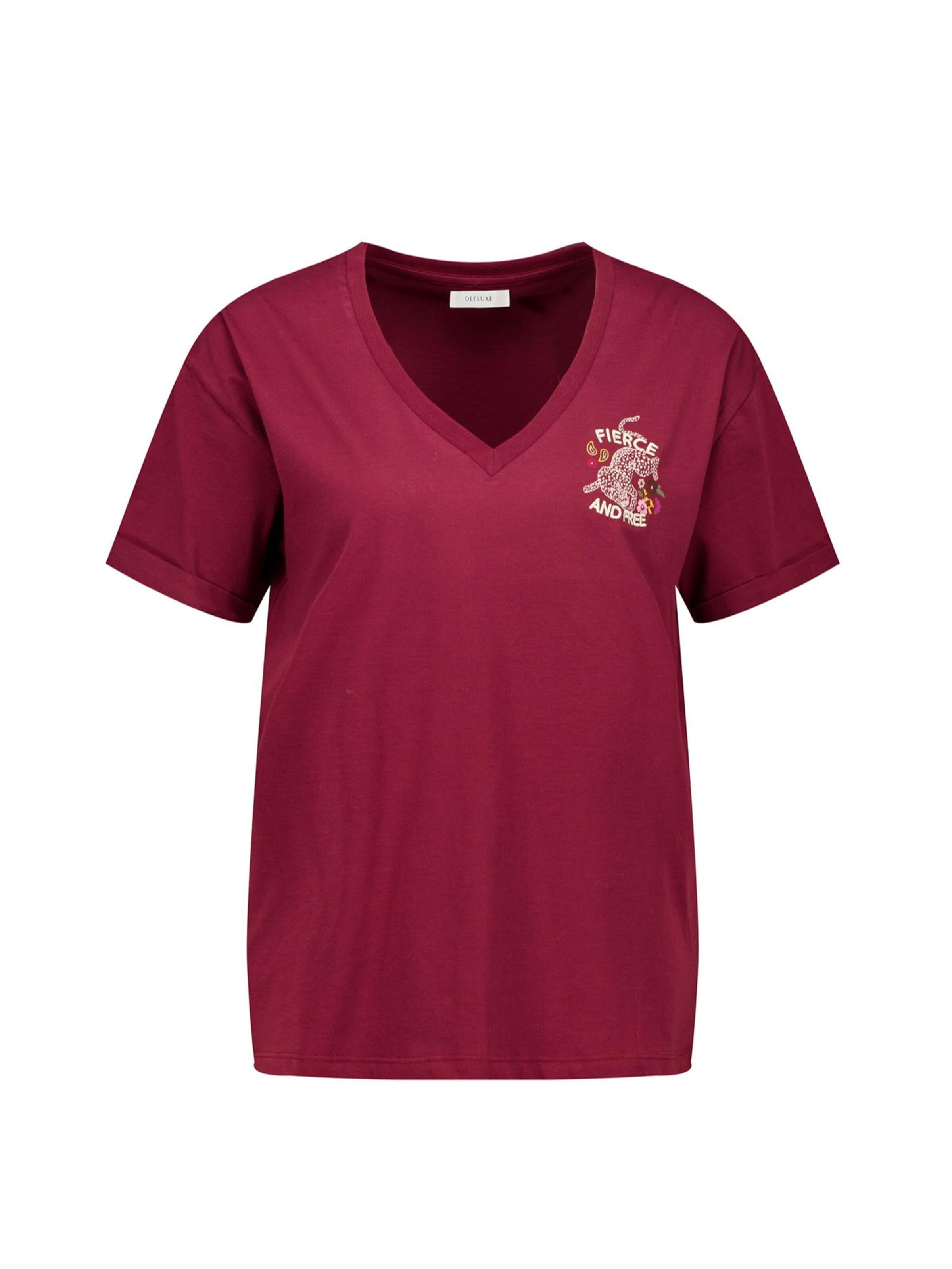 Deeluxe Shirt in Rood: voorkant