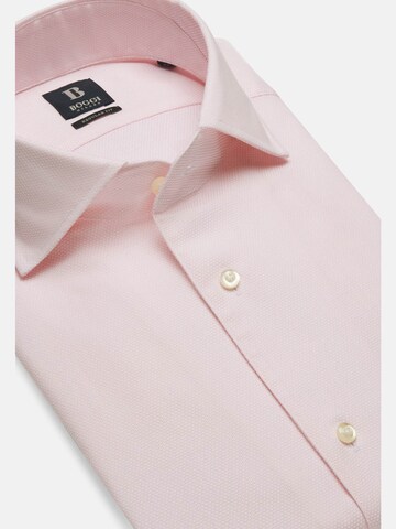 Regular fit Camicia business 'Dobby' di Boggi Milano in rosa