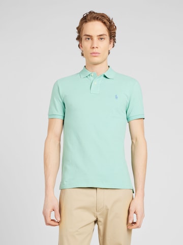 Polo Ralph Lauren Tavaline suurus Särk, värv roheline: eest vaates