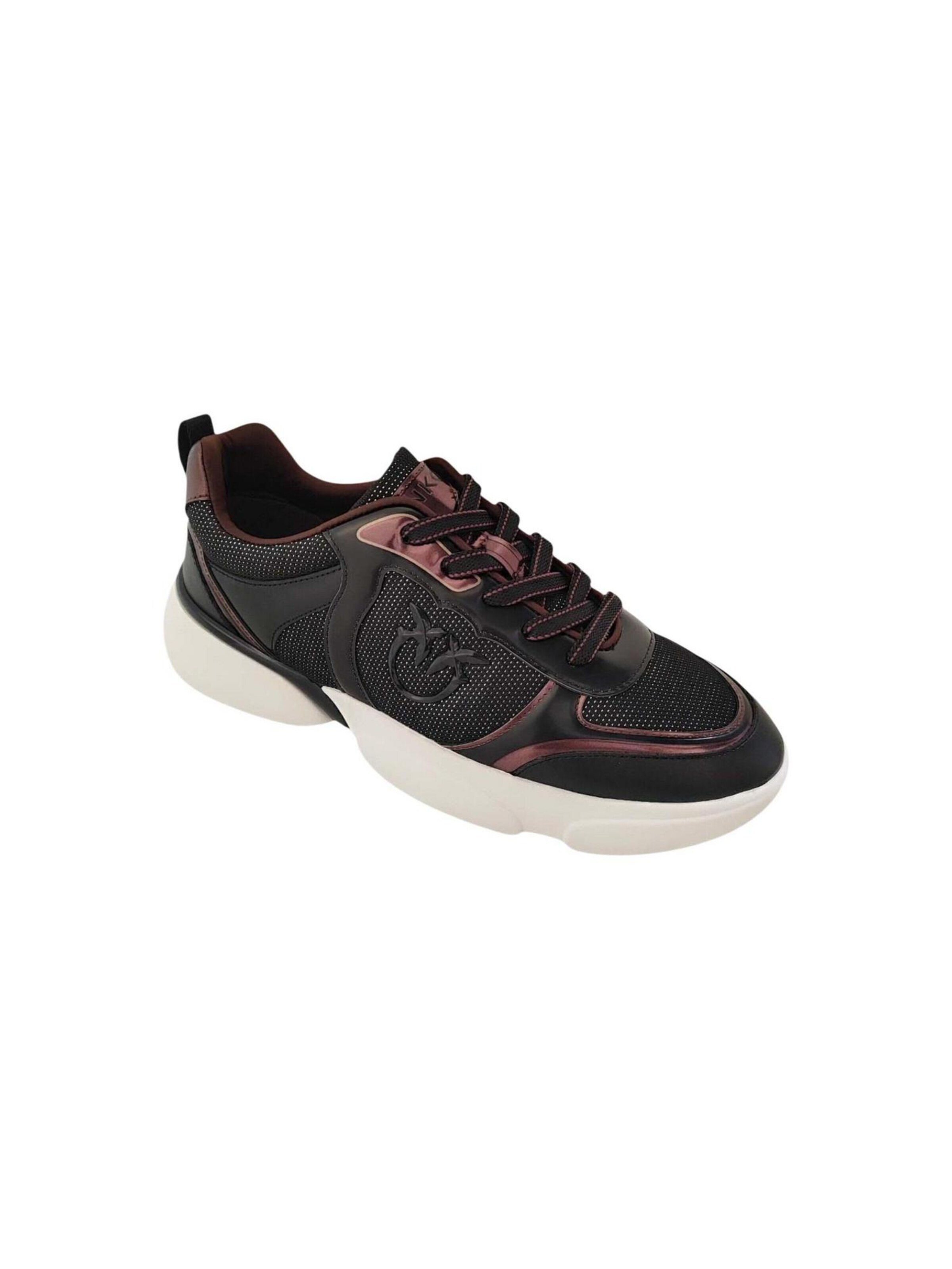 PINKO Platform trainers 'ALBA' in Black: front
