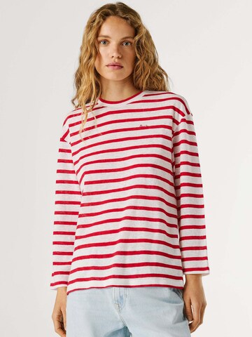 Pepe Jeans Shirt 'Marlen' in Rood: voorkant