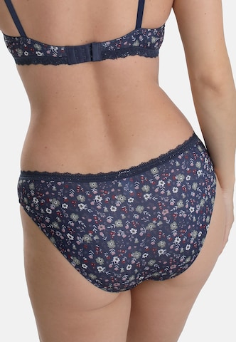 sassa Panty 'PRINT ARRANGEMENT' in Blue