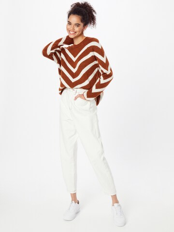 Pull-over 'Leliza' ONLY en marron