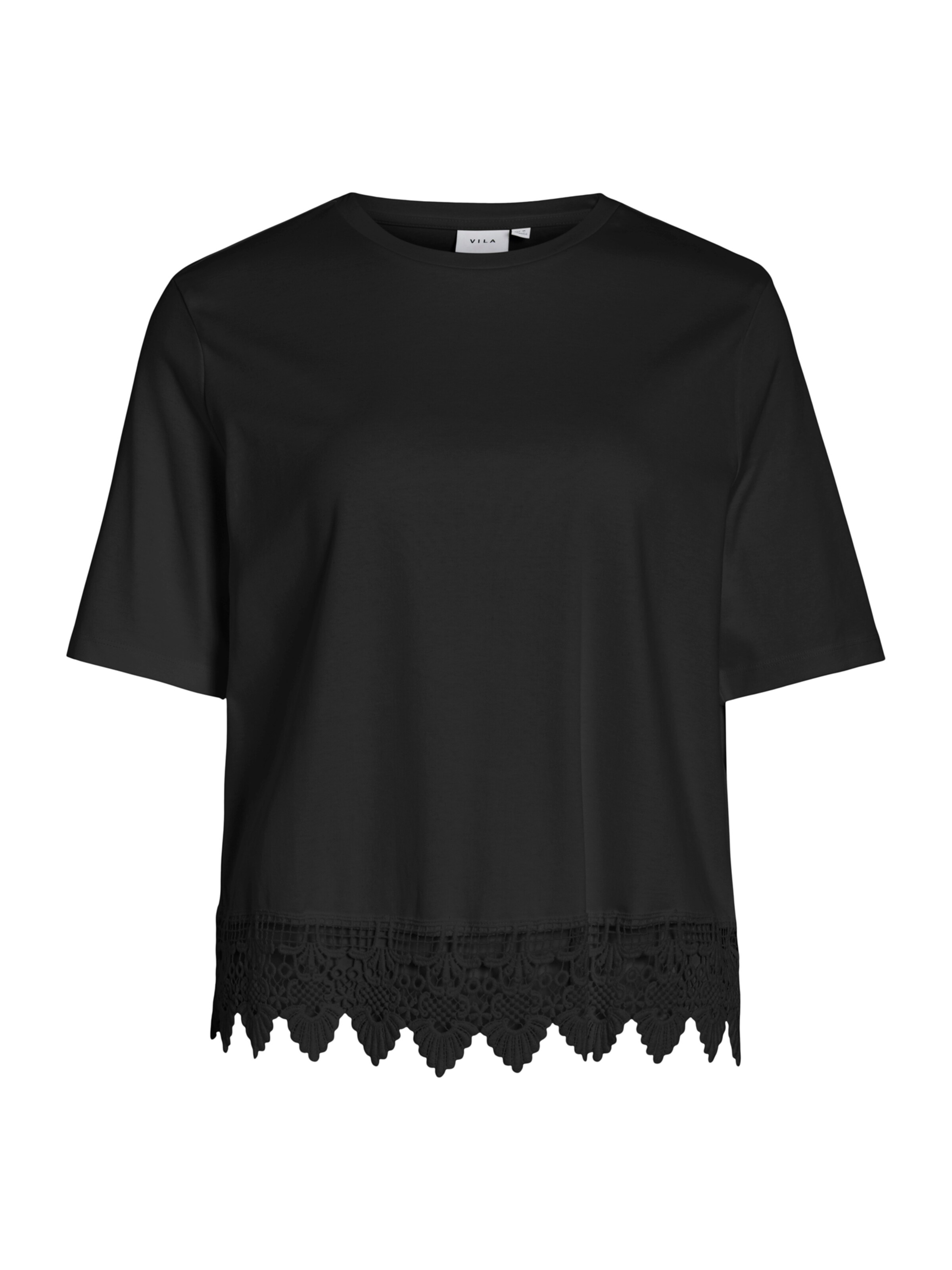 VILA Shirt 'VIPAVIA' in Black: front