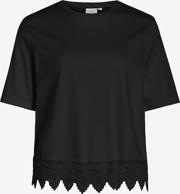 T-shirt 'VIPAVIA' VILA en noir : devant