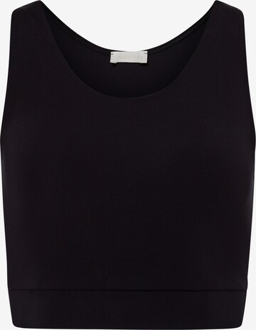 Hanro Top ' Balance ' in Black: front