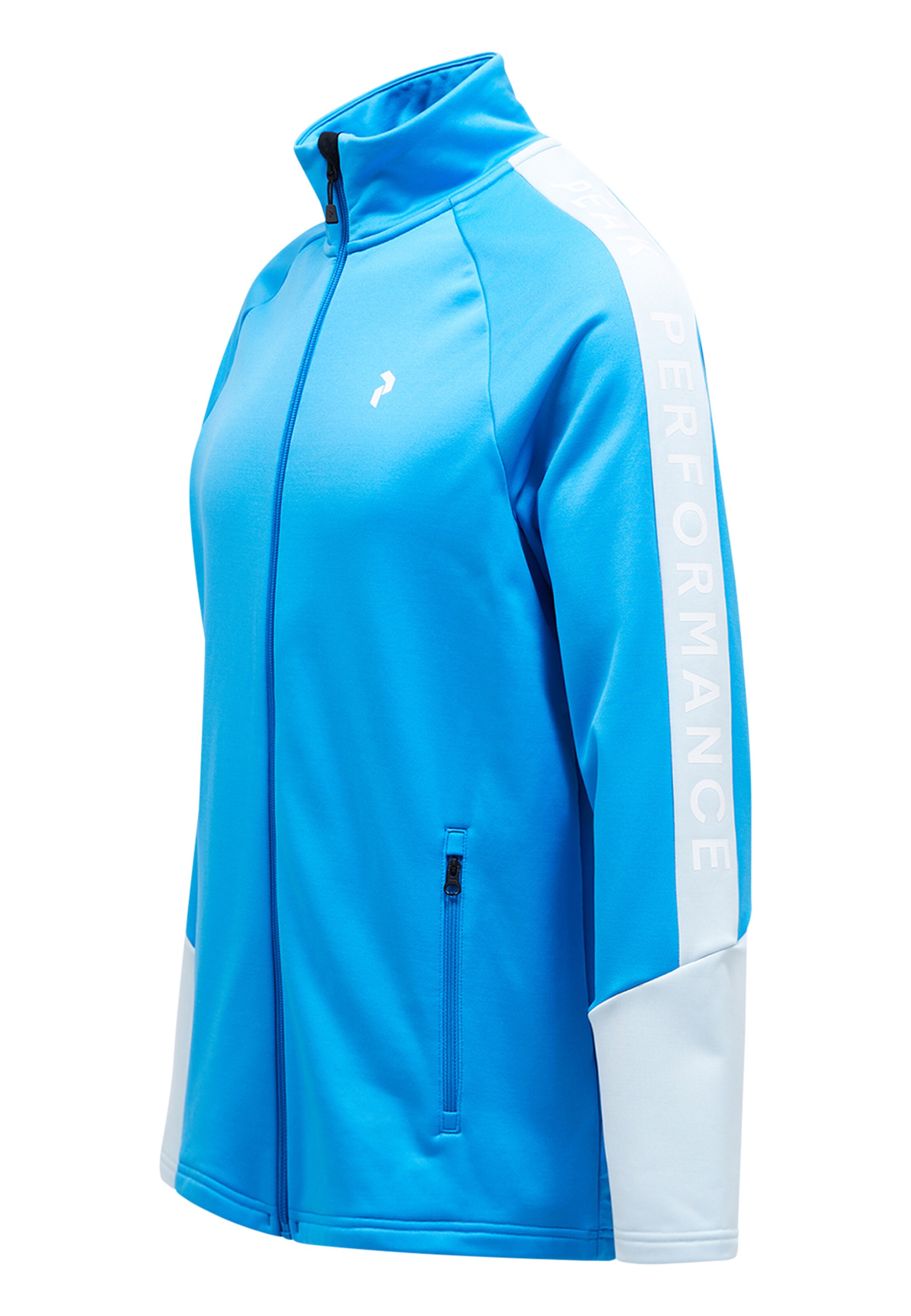 PEAK PERFORMANCE Fleece jas in Blauw