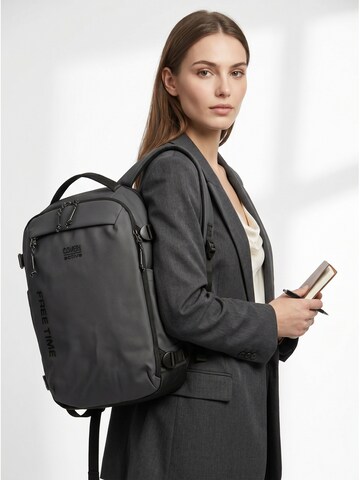 Zaino 'Zaino Coveri Active Poliestere 100% - Unisex Casual con Zip' di Coveri Collection in grigio