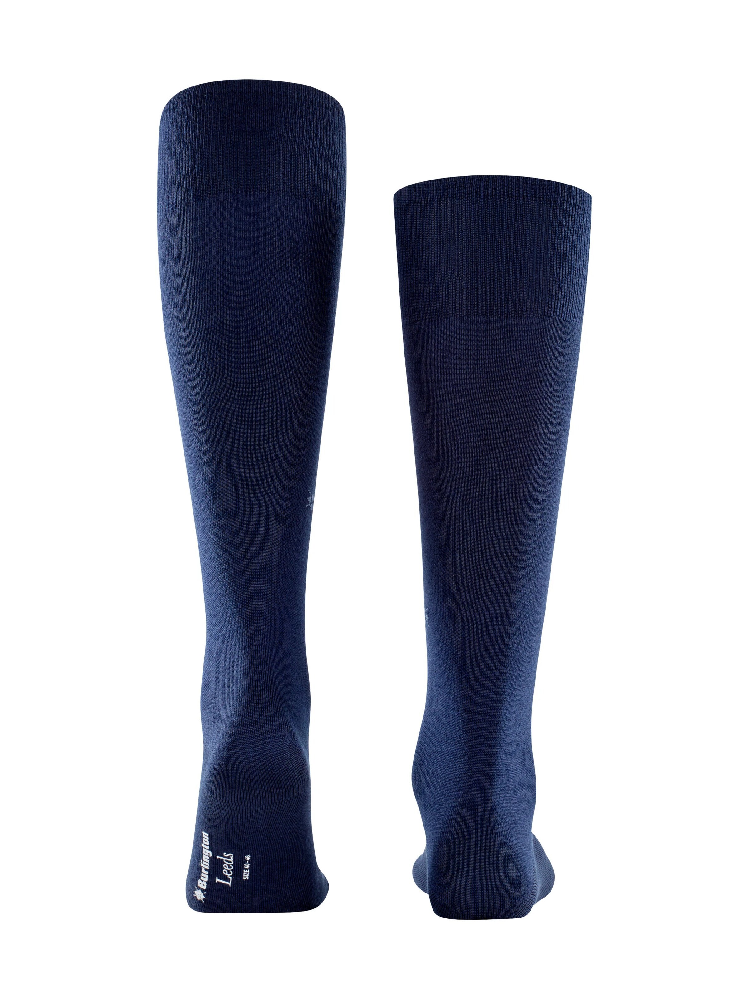BURLINGTON Knee High Socks 'Leeds' in Blue