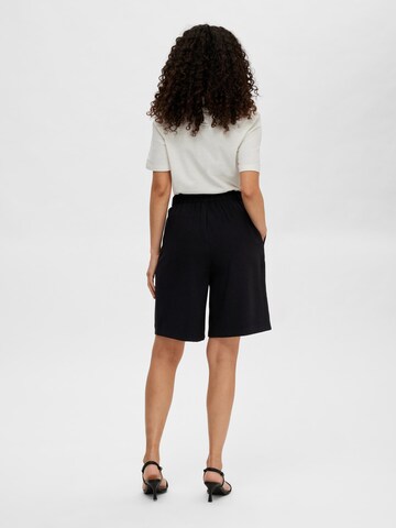 SELECTED FEMME - Pierna ancha Pantalón 'Tinni' en negro