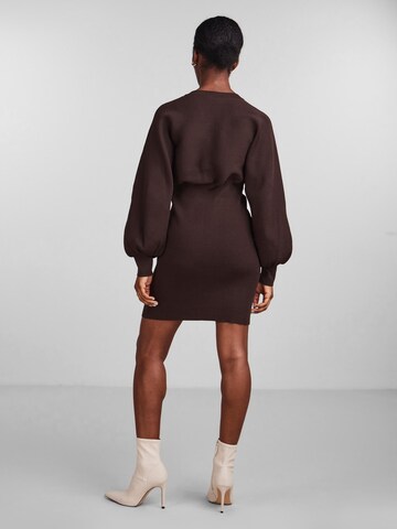Y.A.S Knit dress 'Hally' in Brown