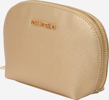 Love Moschino Kosmetiktasche in Gold