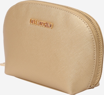 Love Moschino Make up tas in Goud