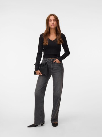 VERO MODA Shirt 'VMCHLOE' in Zwart