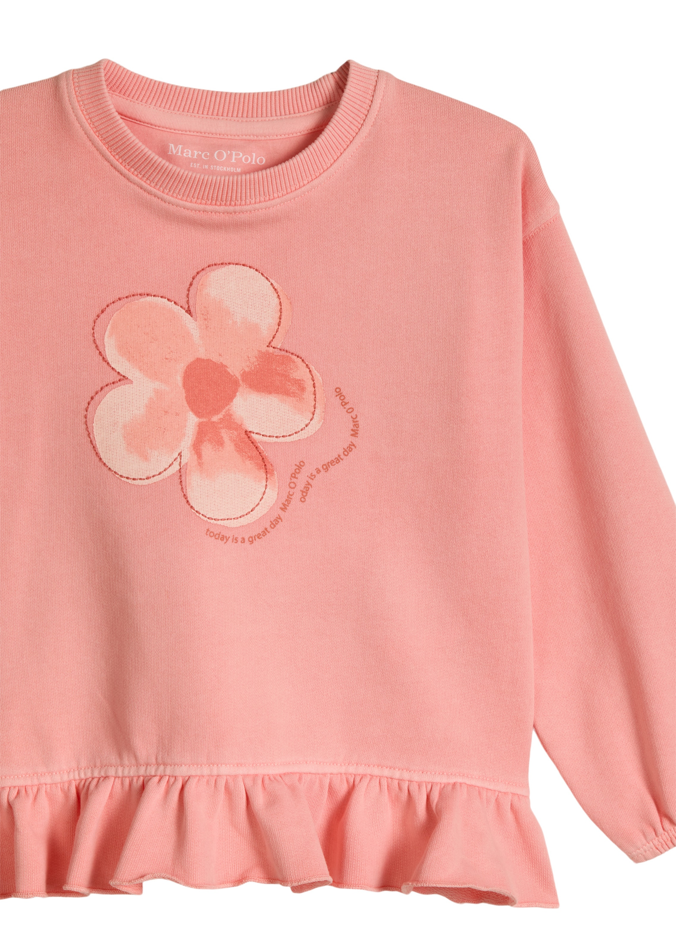 Sweat-shirt Marc O'Polo en rouge