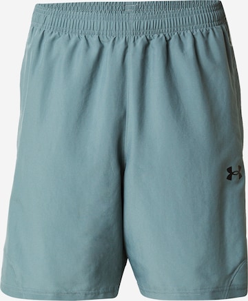 UNDER ARMOUR Regular Urheiluhousut 'Tech Utility' värissä vihreä: etupuoli