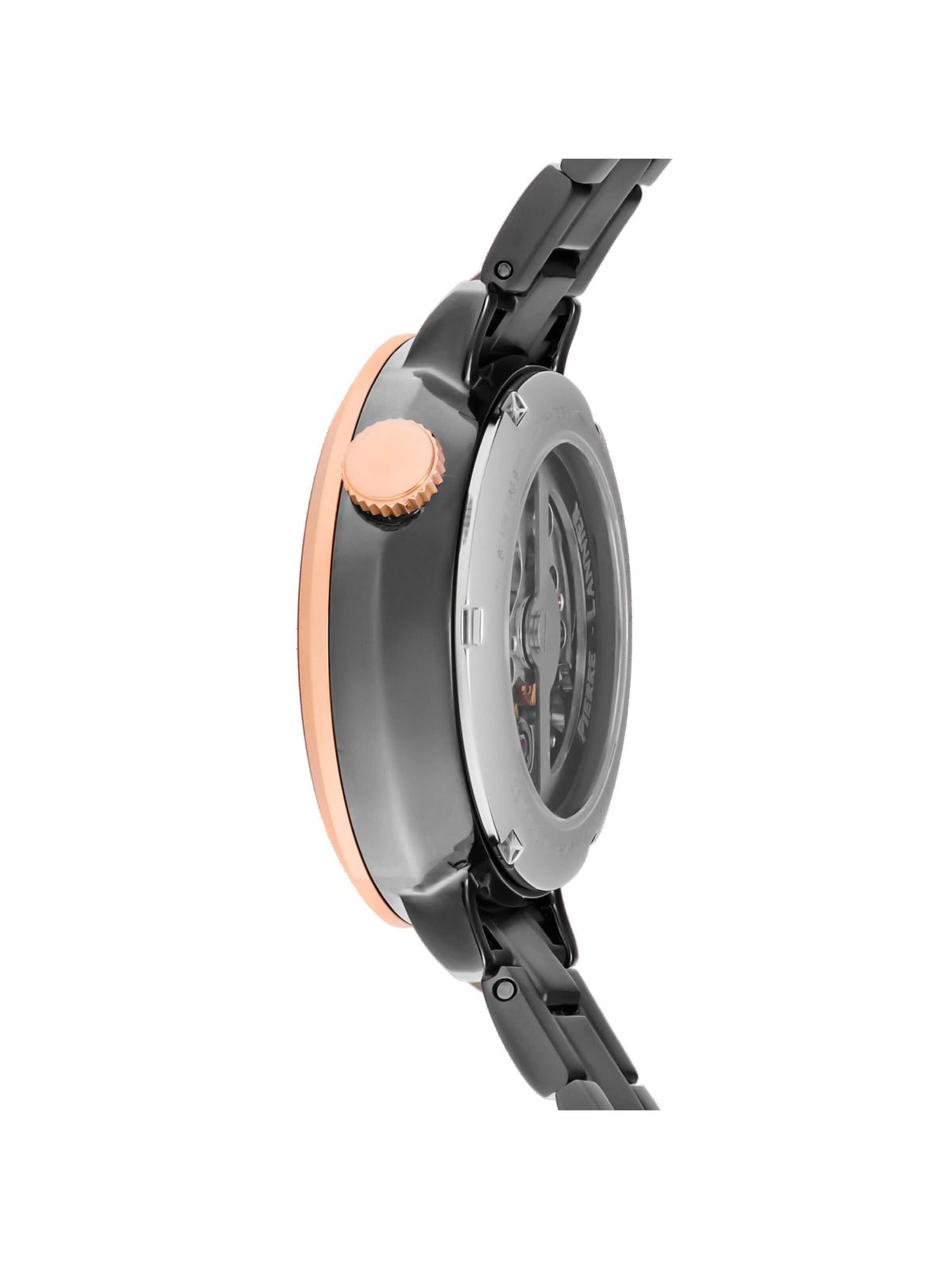 Pierre Lannier Analog watch 'Pierre Lannier - Automatic watch Australe - Automatic watch movement - Watch case width: 35 mm' in Black