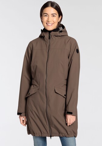 G.I.G.A. DX by killtec Performance Jacket in Brown: front