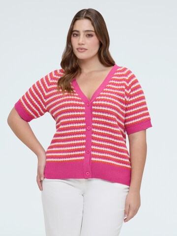 Fiorella Rubino Knit cardigan in Pink