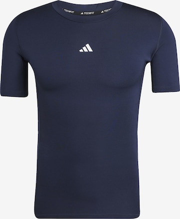 ADIDAS PERFORMANCE Функциональная футболка в Синий: спереди