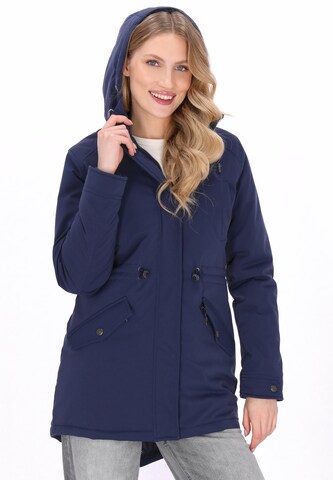 DreiMaster Vintage Tussenparka in Blauw: voorkant
