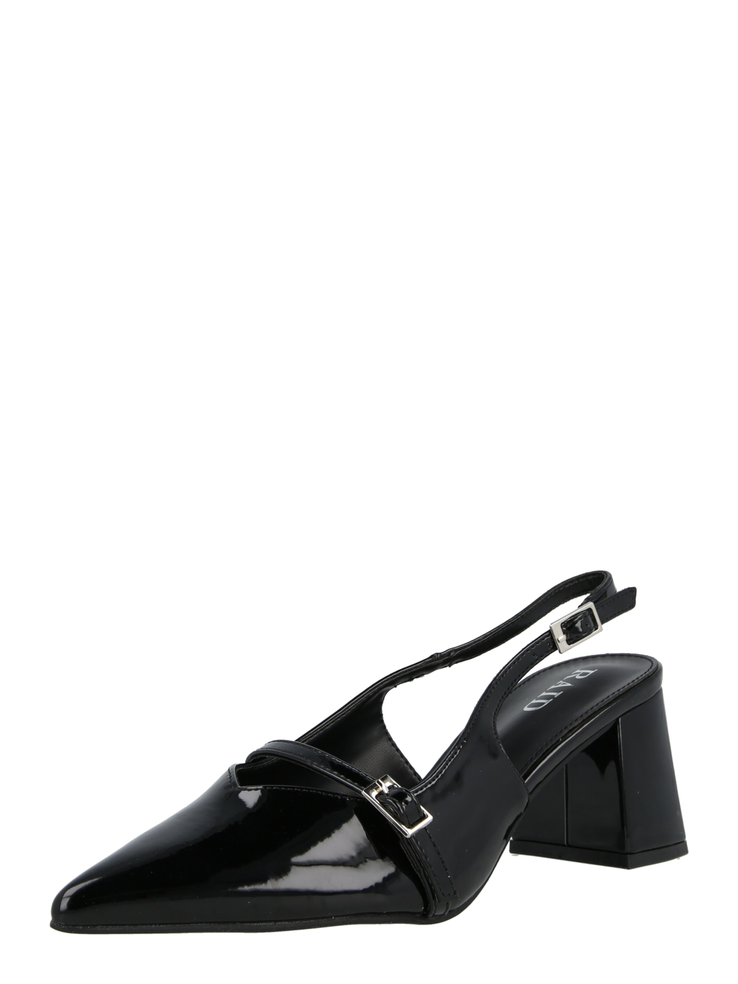 Raid Čevlji s peto in s paščki 'LEELIE' | črna barva, Prikaz izdelka