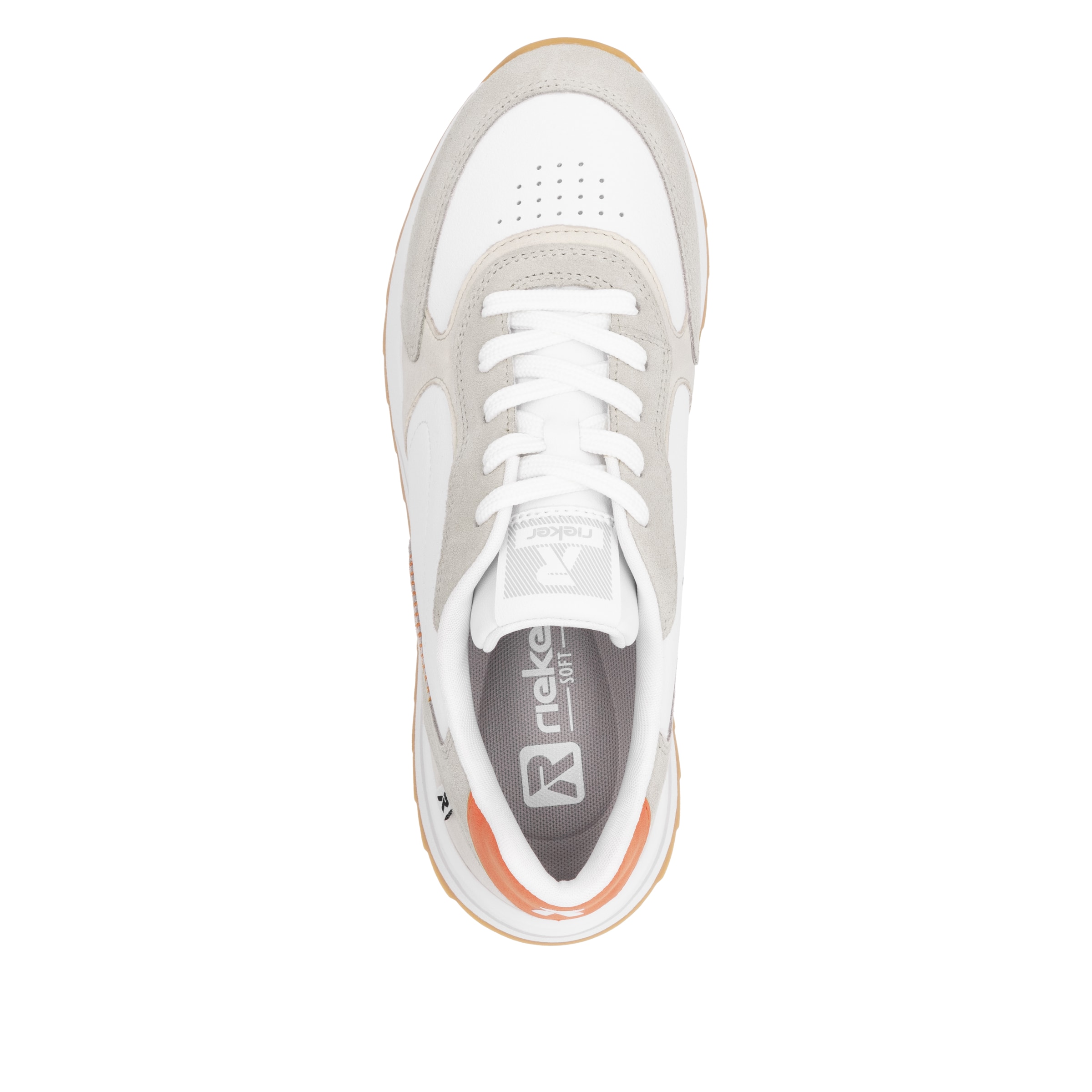 Rieker Platform trainers in White