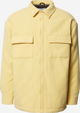 DAN FOX APPAREL Regular fit Prehodna jakna 'Mick' | rumena barva: sprednja stran