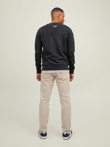 JACK & JONES Sweatshirt 'Clean' in Schwarz