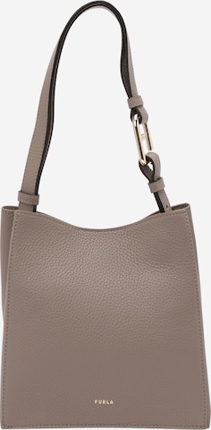 Sac bandoulière FURLA en gris : devant