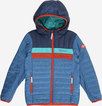 mėlyna TROLLKIDS Laisvalaikio striukė 'Eikefjord': priekis