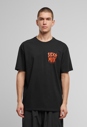 MT Upscale Shirt 'Psycho' in Schwarz: Vorderseite