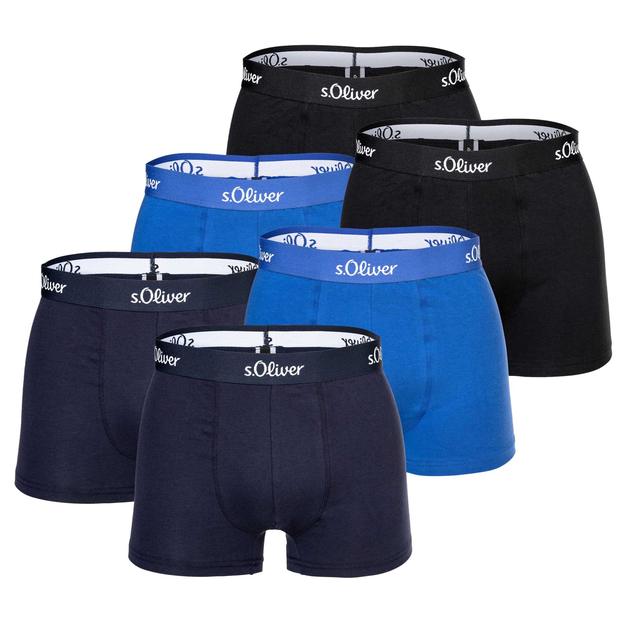 Boxer di s.Oliver in nero: frontale