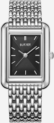 Montre à affichage analogique BURKER Watches en argent : devant