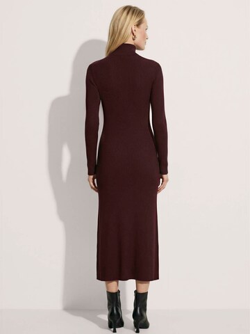 Robes en maille MADELEINE en rouge