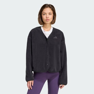 Veste en polaire fonctionnelle 'Future Icons' ADIDAS SPORTSWEAR en noir : devant
