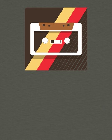 T-Shirt 'Kassette' watabout.kids en vert
