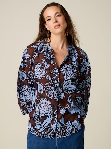 oltre Blouse in Bruin